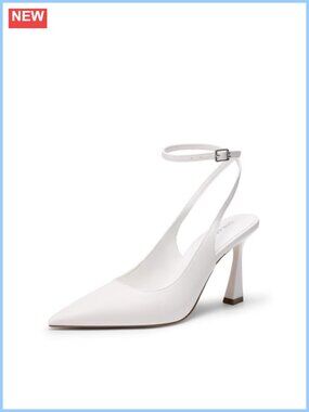 Women's Closed Toe Slingback High Heel Pumps Dress Shoes